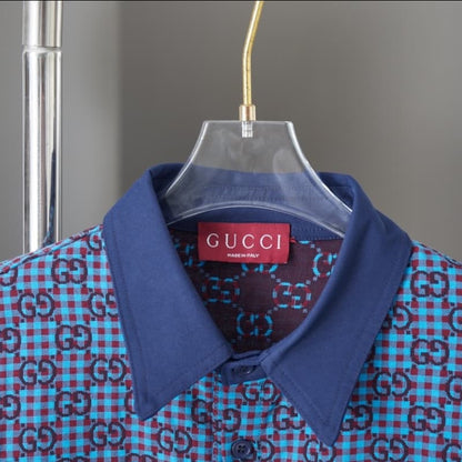 Small G Jacquard Linen-Cotton Jacket