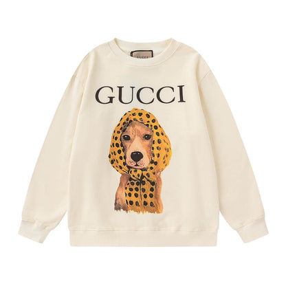 Puppy Golden Retriever Print Sweatshirt