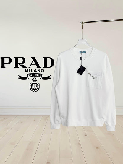 Triangle Zip-Front Sweatshirt