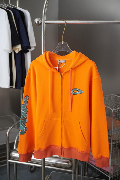 Snake Patchwork Sleeve Jacket
