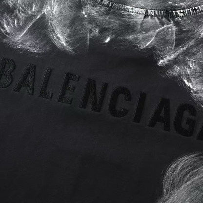 Vintage Letter Embroidery Graffiti Long Sleeve