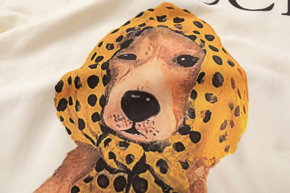 Puppy Golden Retriever Print Sweatshirt