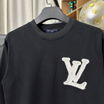 3D Arch & Rope Embroidery Sweatshirt