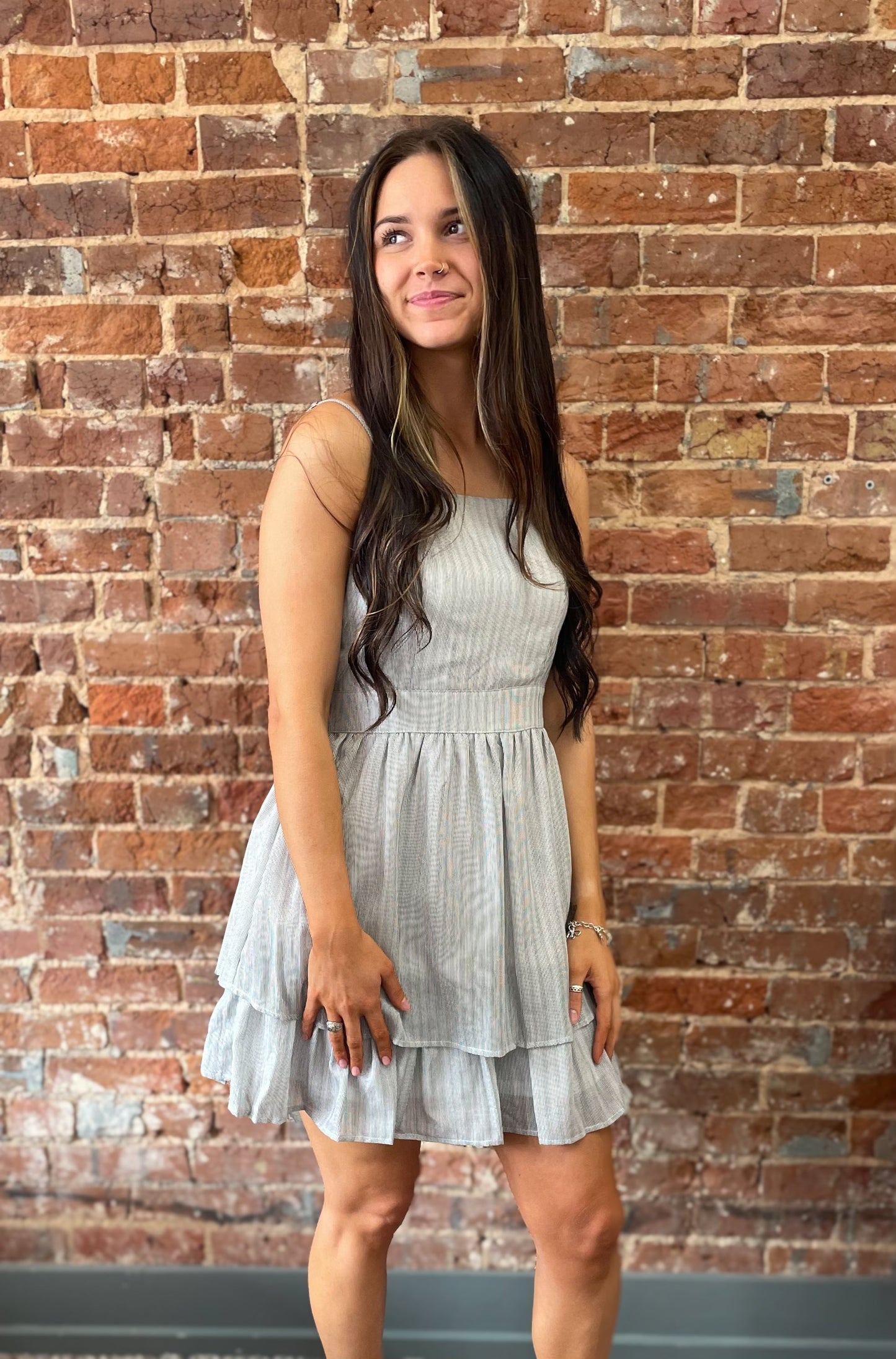 Double Layer Mini Dress