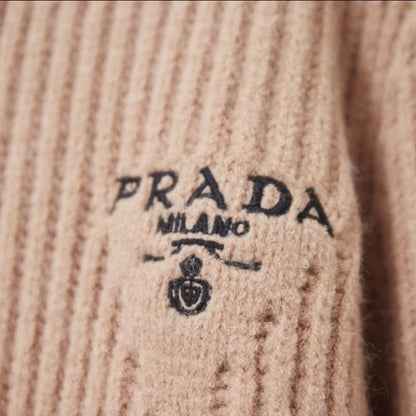 Embroidered Knit Cardigan Sweater