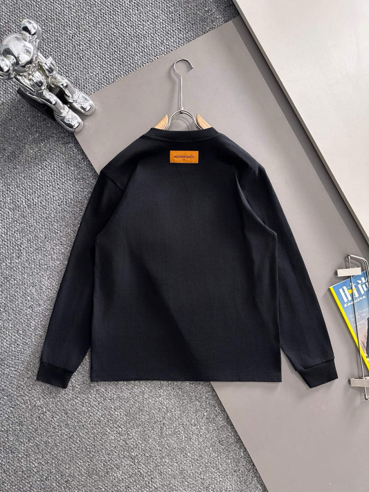Plaid Pocket Zipper Sweatshirt