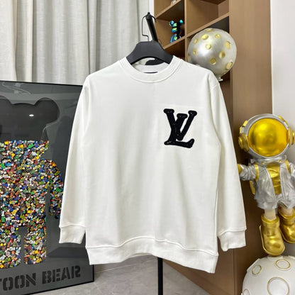 3D Arch & Rope Embroidery Sweatshirt