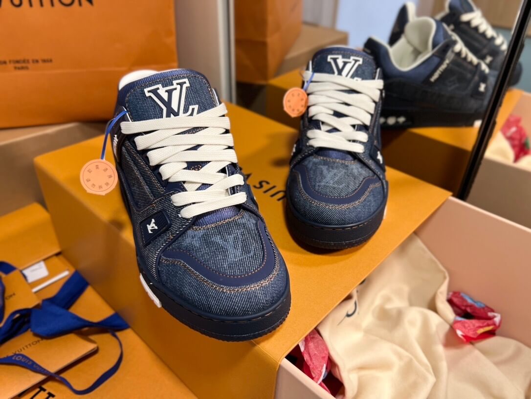 Denim Blue Jacquard Sneaker