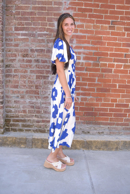 Floral Print Midi Dress