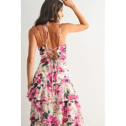 Floral Tiered Maxi Dress