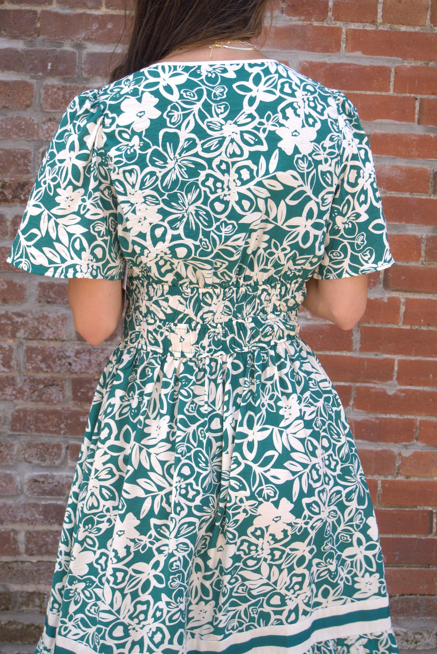 Floral Tiered Midi Dress