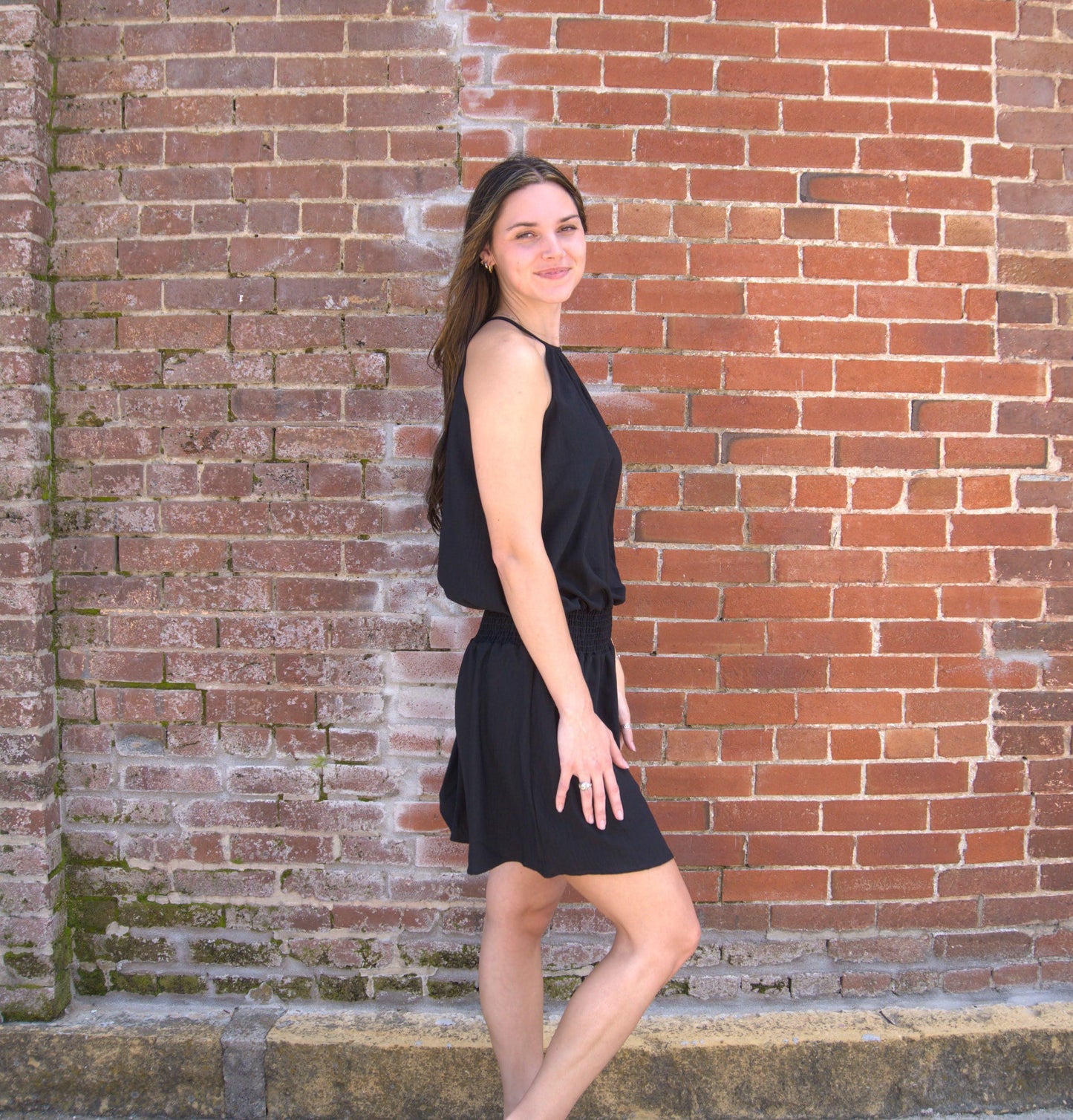 Halter Neck Mini Dress