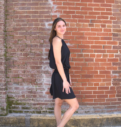 Halter Neck Mini Dress