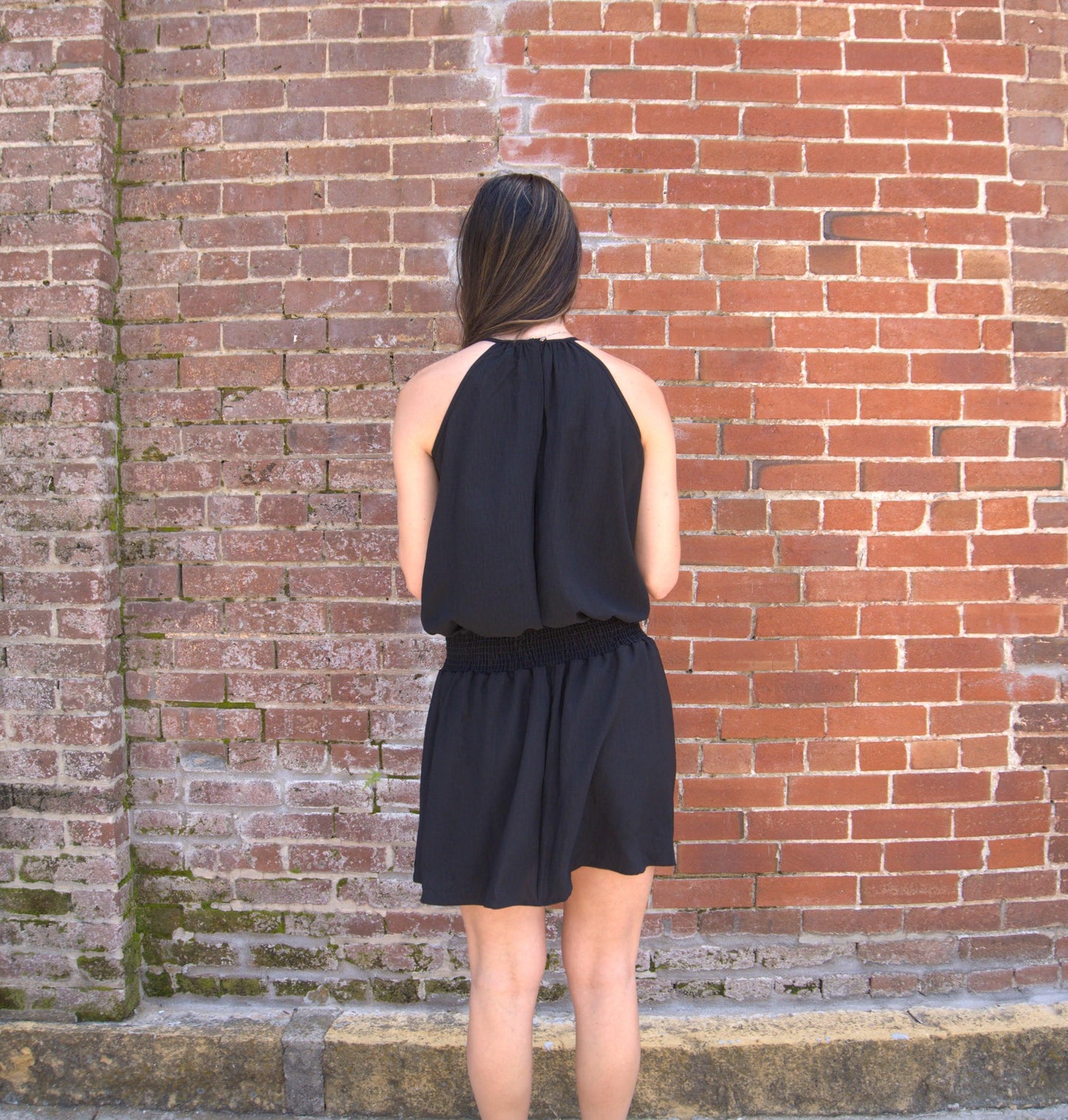 Halter Neck Mini Dress