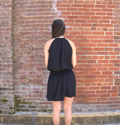 Halter Neck Mini Dress