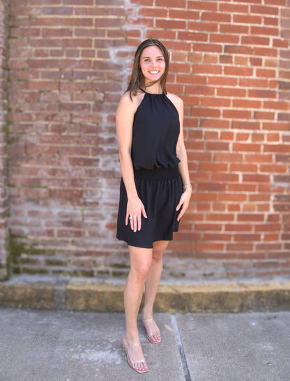 Halter Neck Mini Dress