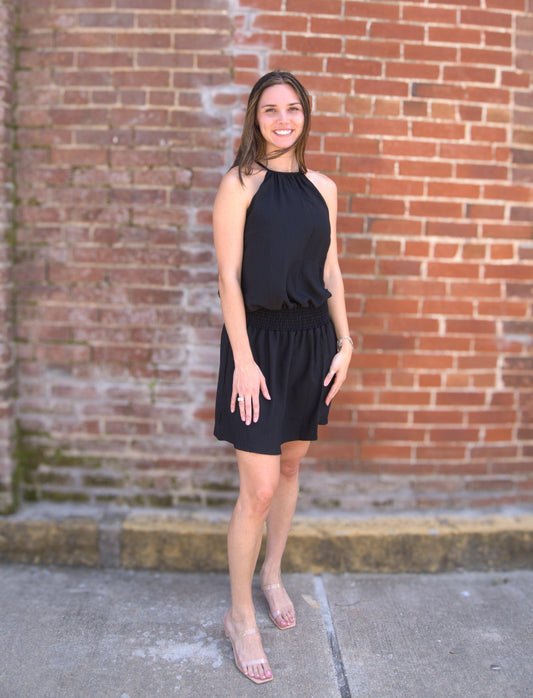 Halter Neck Mini Dress