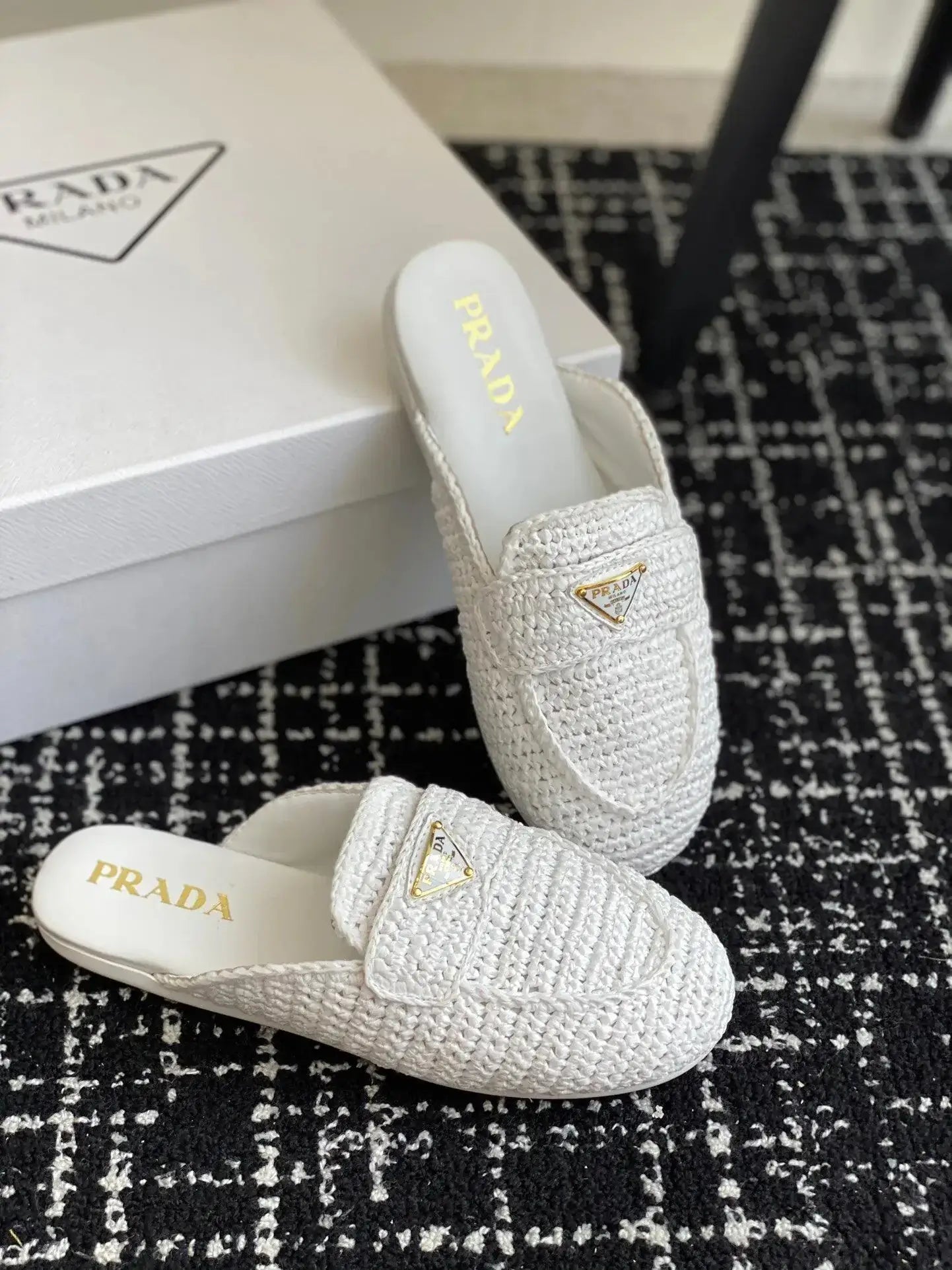 Classic Woven Closed-Toe Sandals