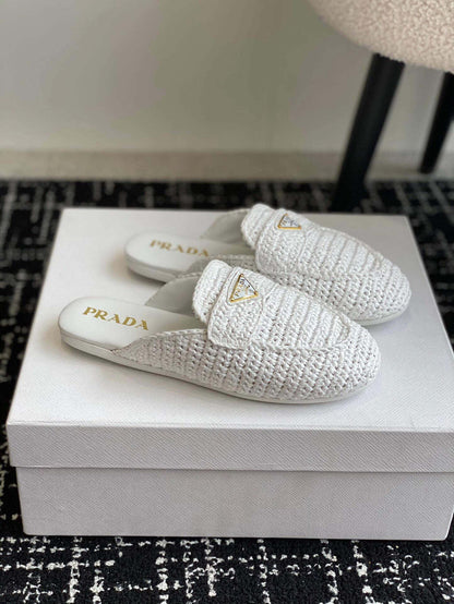 Classic Woven Closed-Toe Sandals