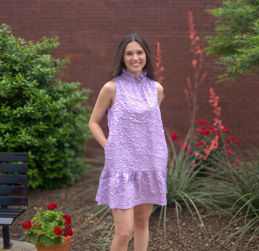 Sleeveless Textured Dress