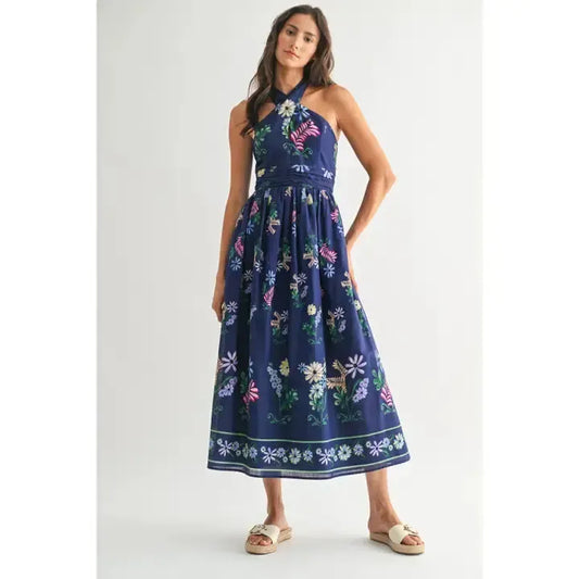 Timeless Grace Floral Maxi Dress