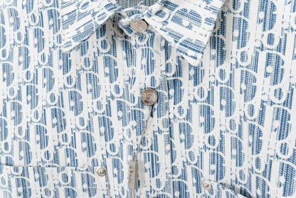 Blue - tone All - over Printed Shirt
