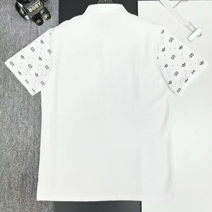 All-Over Pattern Polo shirt