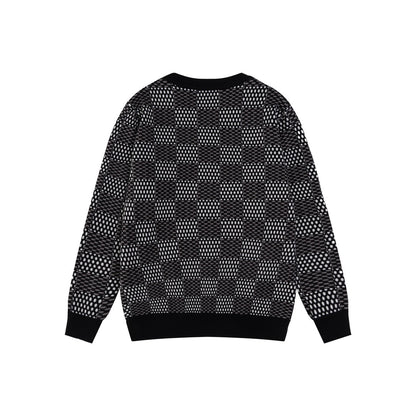 Checkerboard Jacquard Craft Sweatshirt